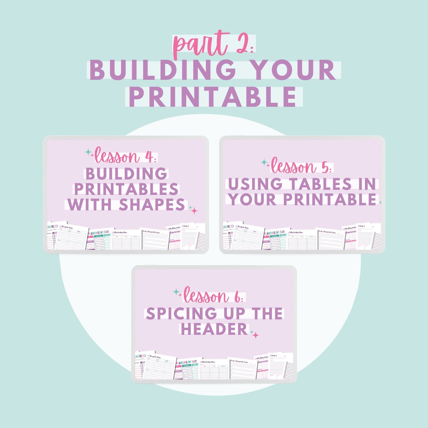 Create Your Own Organizing Printables with Canva Course