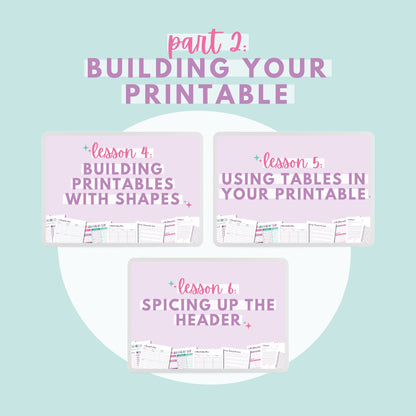 Create Your Own Organizing Printables with Canva Course
