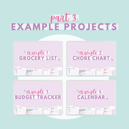 Create Your Own Organizing Printables Class