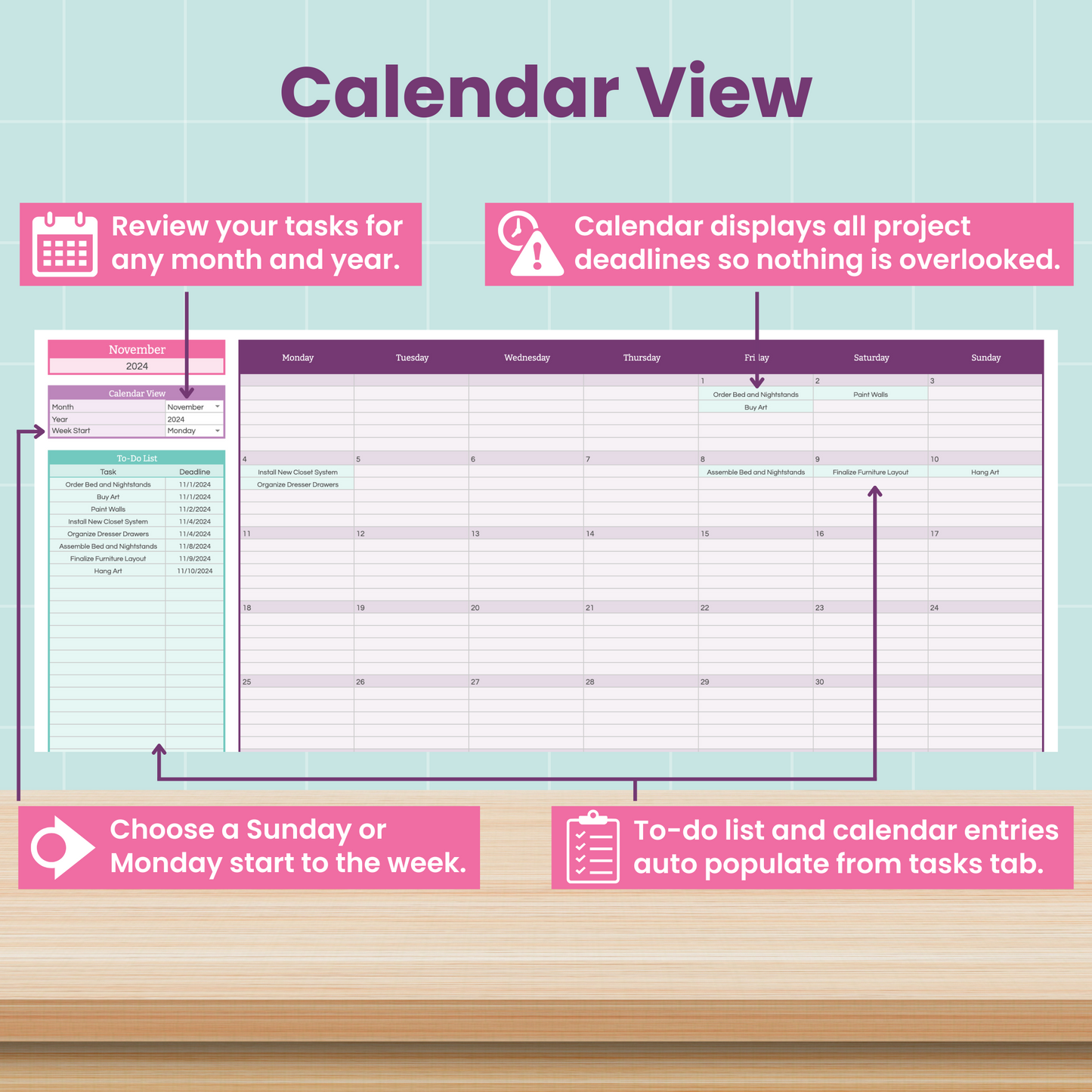 Love Your Home Spreadsheet Bundle