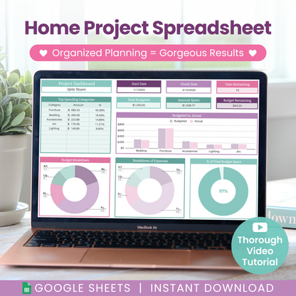 Love Your Home Spreadsheet Bundle