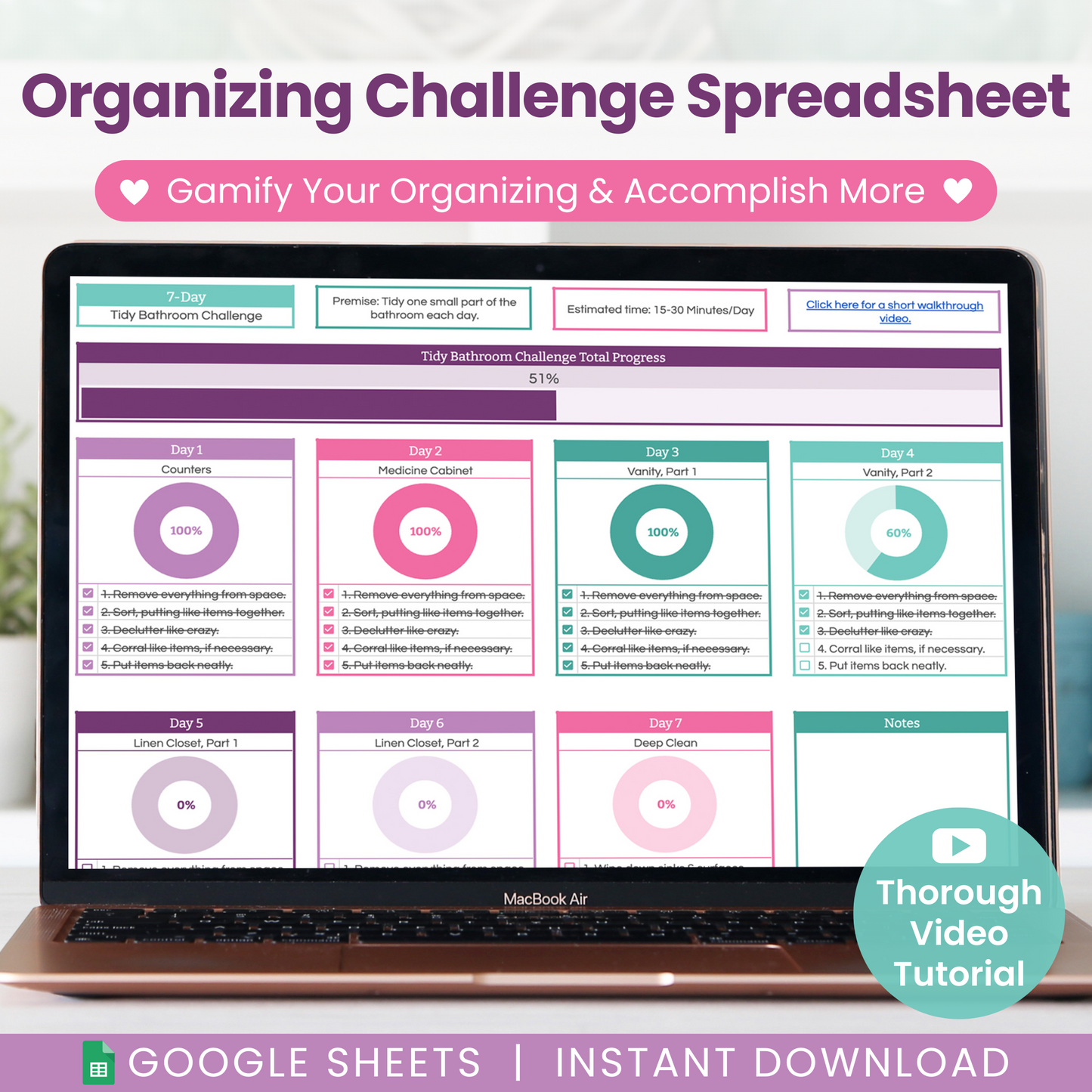 Love Your Home Spreadsheet Bundle