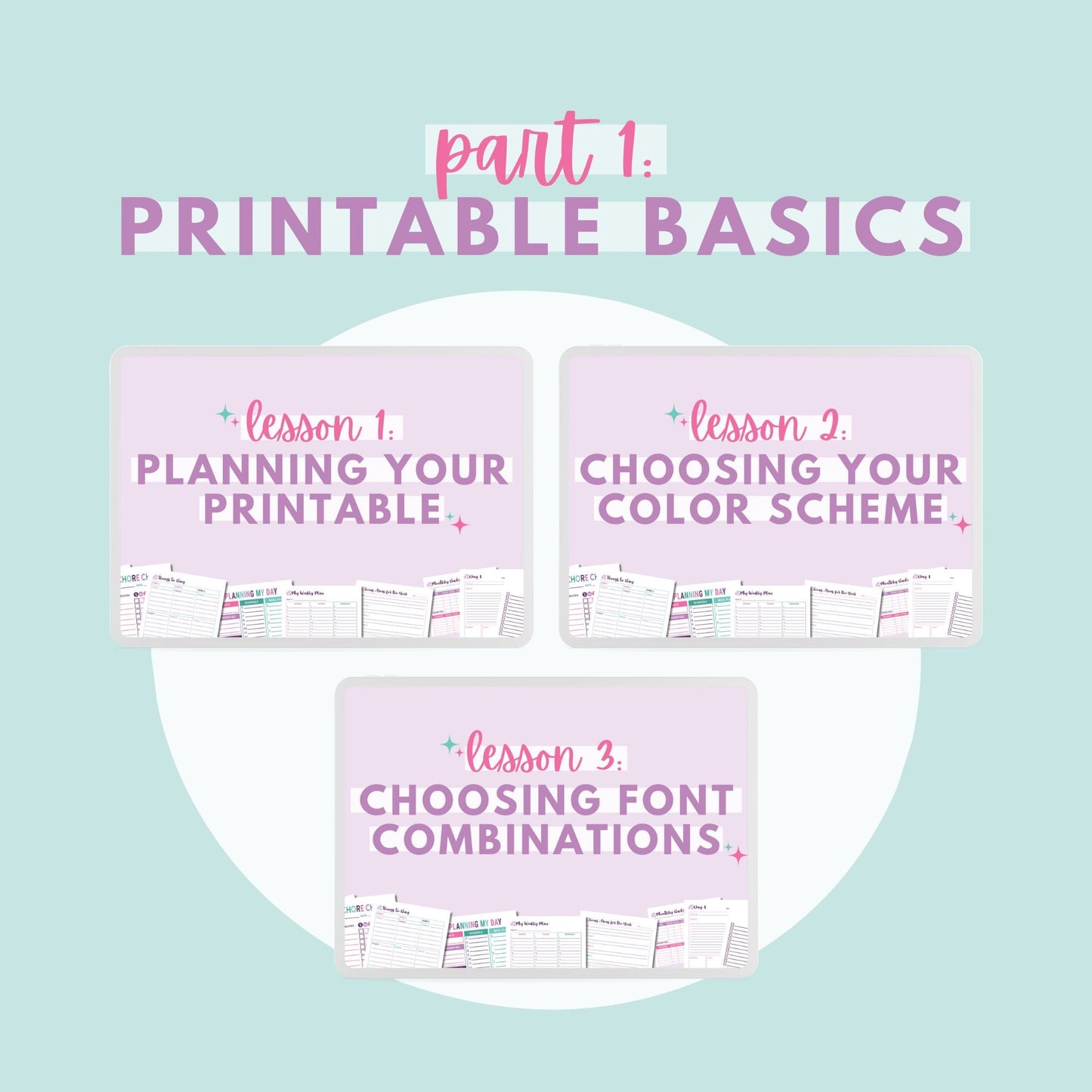 Create Your Own Organizing Printables with Canva Course