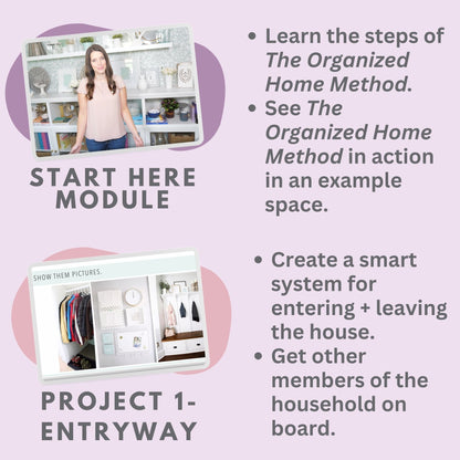 The Organized Home Method Course