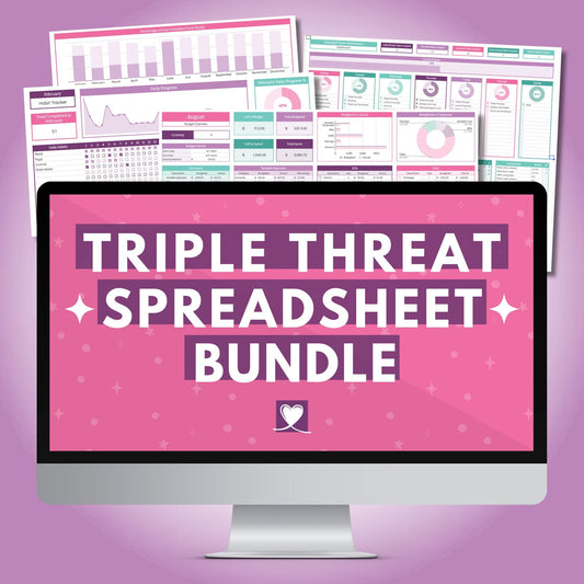 Triple Threat Spreadsheet Bundle